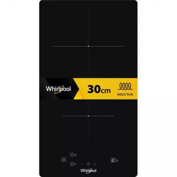 Whirlpool WS Q0530 NE zwart inbouw-inductiekookplaat 28 cm zone 2 zones