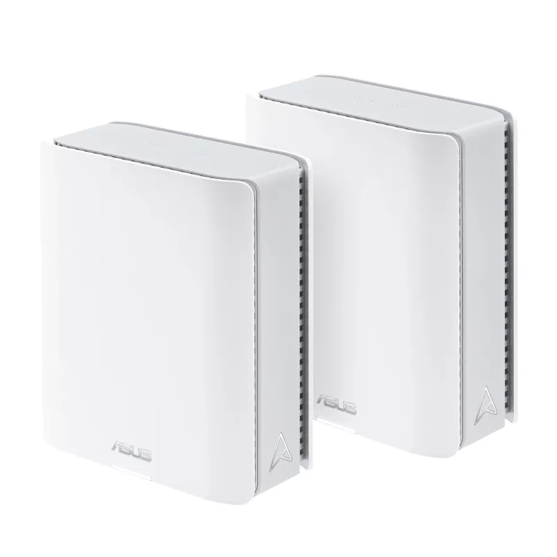 ASUS ZenWiFi BT8 (2-pack) tri-band (2,4 GHz / 5 GHz / 6 GHz) Wi-Fi 7 (802.11be) wit 3 intern