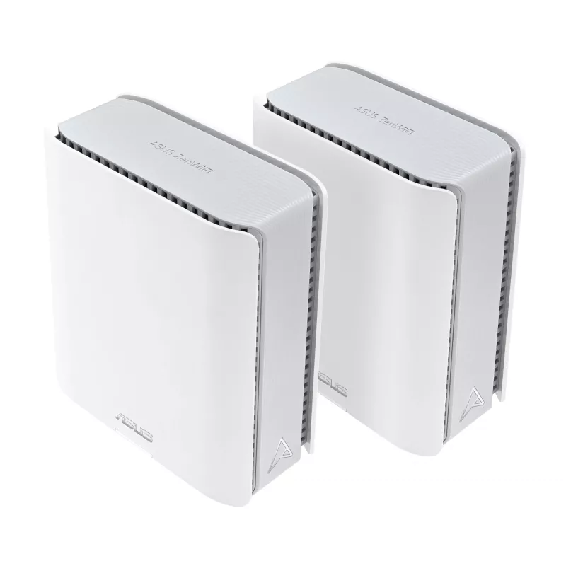 ASUS ZenWiFi BT8 (2-pack) tri-band (2,4 GHz / 5 GHz / 6 GHz) Wi-Fi 7 (802.11be) wit 3 intern