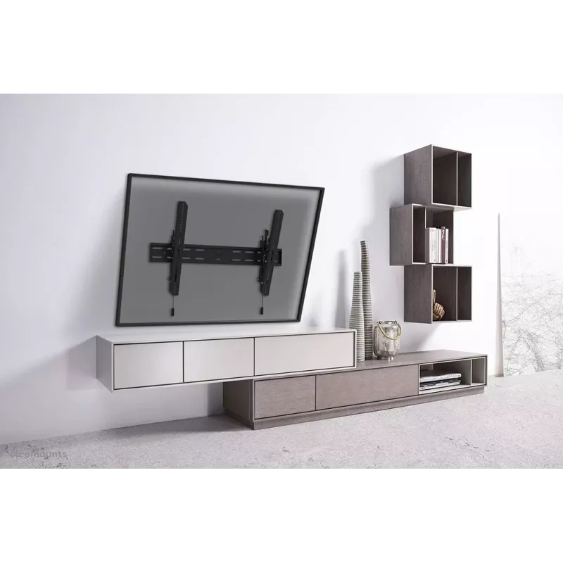 Neomounts WL35S-850BL18 tv-muurbeugel 43-86 inch - kantelbaar - vergrendelbaar - snelle installatie
