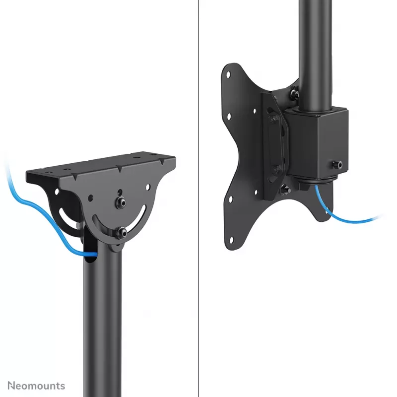Plafondbeugel Neomounts CL35-340BL12 maximaal gewicht 50 kg voor 23–42 inch schermen