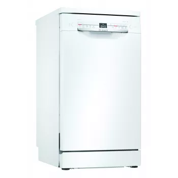 Vrijstaande vaatwasser Bosch SPS40E22EU, slimline 45 cm, 9 couverts, 5 programma's, 48 dB, wit