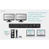 ITEC i-tec USB-C KVM Dock PRO voor drie hosts, dual-video, 2x Power Delivery (max. 92W), USB 3.2, 10 Gbit/s, Gigabit-Ethernet
