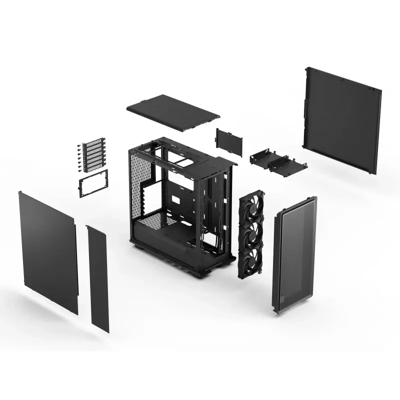 PC-behuizing Fractal Design Epoch zwart Solid midi tower zwart