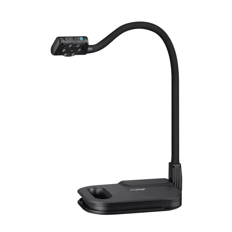 AVer AVerVision U50+ documentcamera, 8 MP CMOS, 1080p, 60 fps, 16x digitale zoom, USB 2.0, zwart