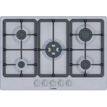 Bosch Serie 4 PGQ7B5K90 kookplaat RVS inbouw 75 cm gas 5 zone(s)