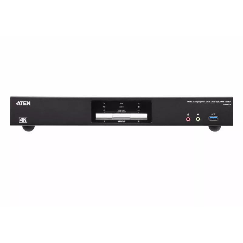 ATEN 2P USB3.0 DisplayPort Dual View KVMP-schakelaar