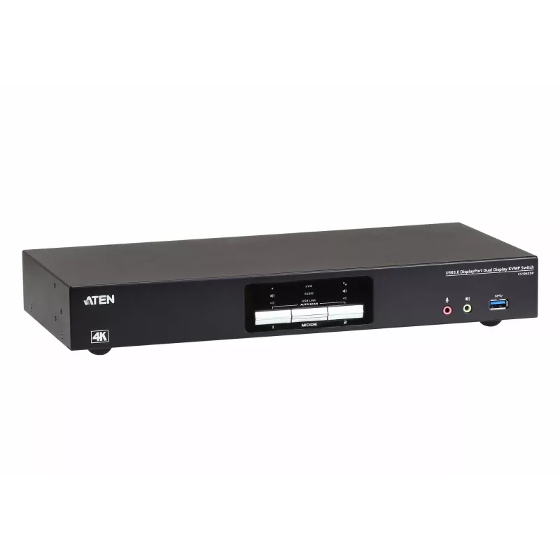 ATEN 2P USB3.0 DisplayPort Dual View KVMP-schakelaar