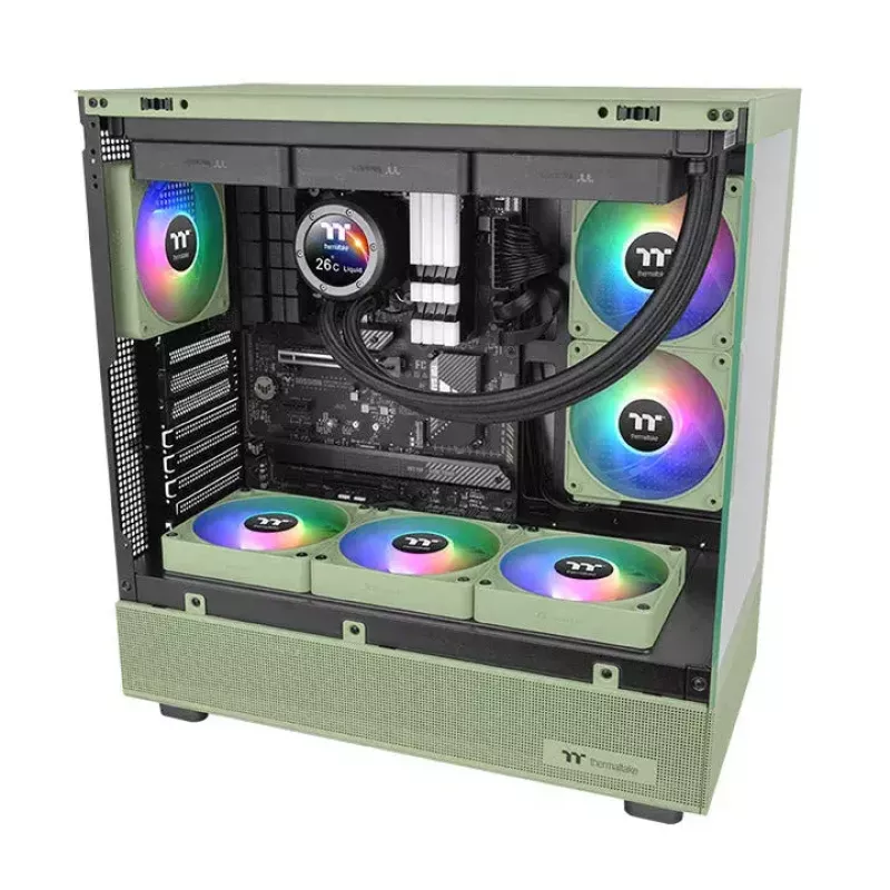 Ventilator Thermaltake CT120 EX ARGB Sync Matcha groen 12cm 68cfm hydraulisch