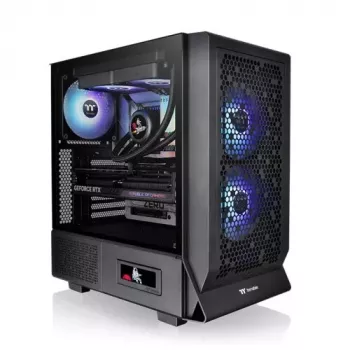 Pc-behuizing Thermaltake Ceres 330 TG midi tower zwart