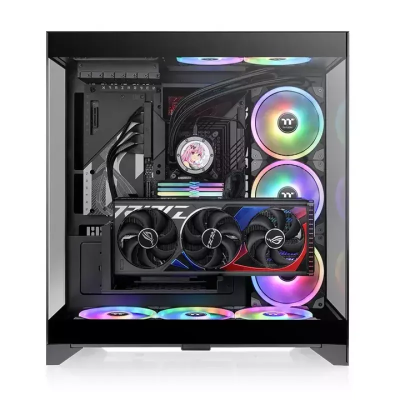 Pc-behuizing Thermaltake CTE E550 TG midi tower zwart