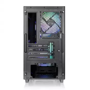 Pc-behuizing Thermaltake Versa H16 TG ARGB micro tower zwart