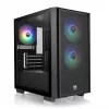 Pc-behuizing Thermaltake Versa H16 TG ARGB micro tower zwart
