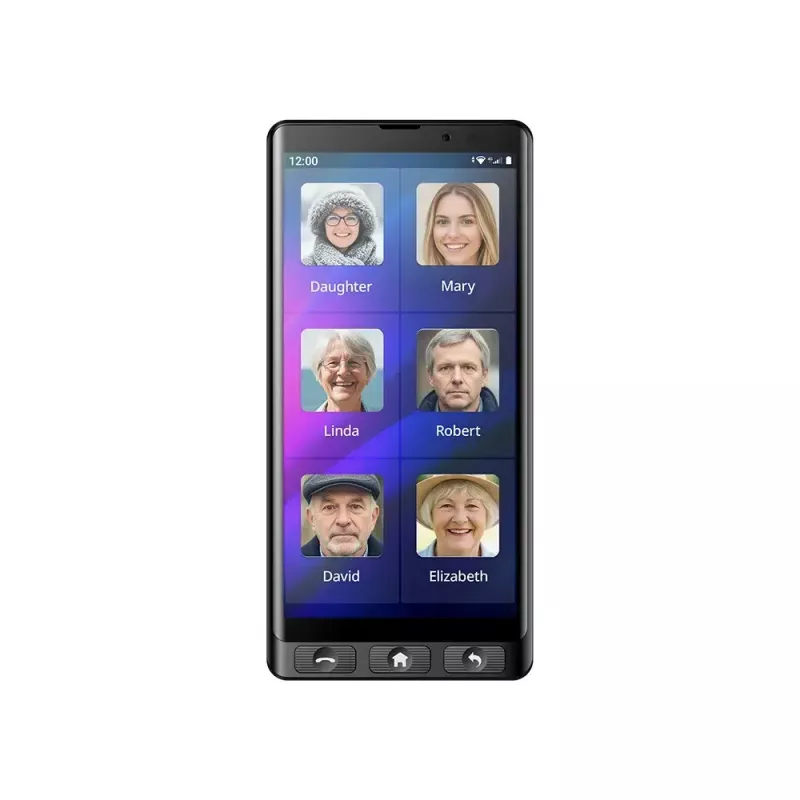 MAXCOM MS601 4G smartphone voor senioren, 6 inch, 4GB/64GB, Android 14, zwart