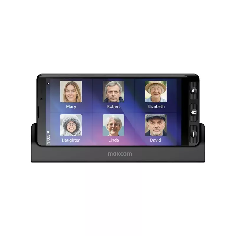 MAXCOM MS601 4G smartphone voor senioren, 6 inch, 4GB/64GB, Android 14, zwart