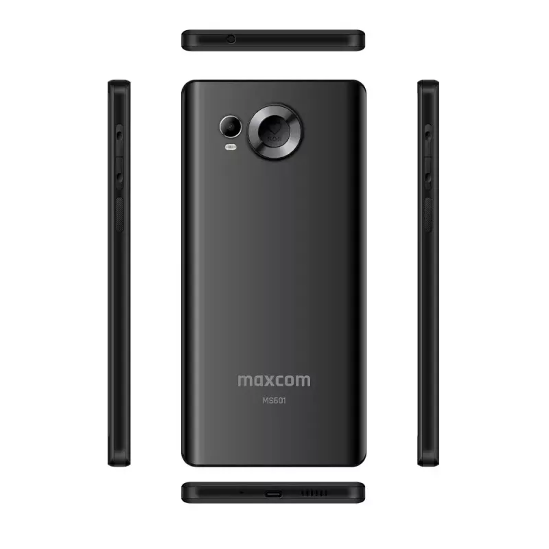 MAXCOM MS601 4G smartphone voor senioren, 6 inch, 4GB/64GB, Android 14, zwart