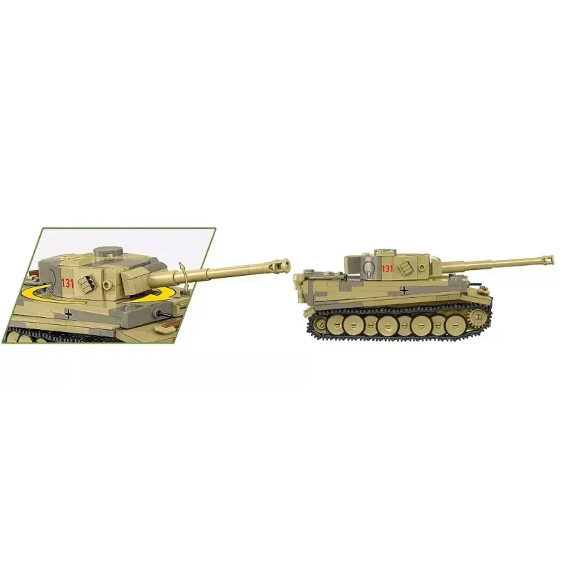 Bouwset Cobi Panzer VI Tiger I 442 onderdelen model COIB-2734