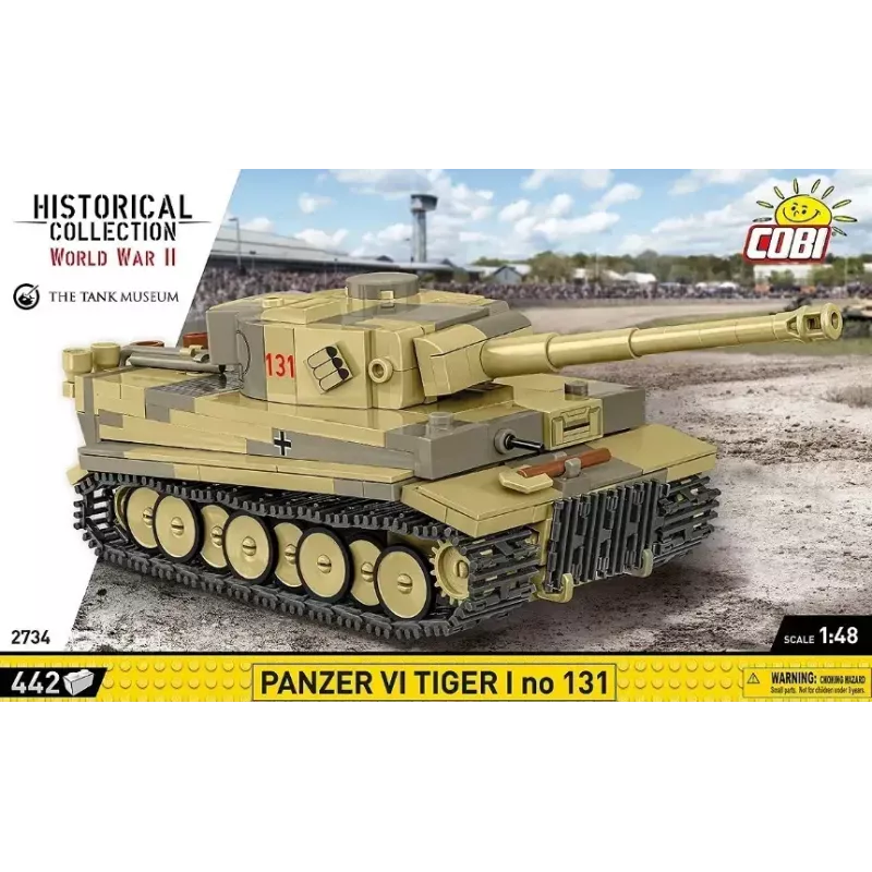 Bouwset Cobi Panzer VI Tiger I 442 onderdelen model COIB-2734