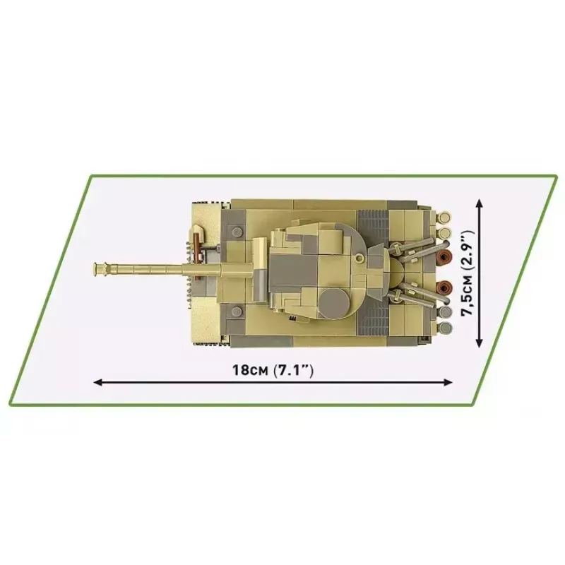 Bouwset Cobi Panzer VI Tiger I 442 onderdelen model COIB-2734