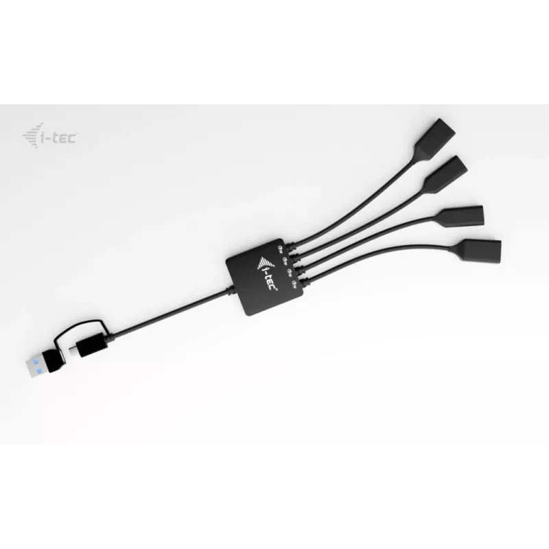 i-tec USB-C/USB-A kabel-hub 4 poorten (2x USB-C, 2x USB-A)