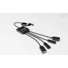 i-tec USB-C/USB-A kabel-hub 4 poorten (2x USB-C, 2x USB-A)