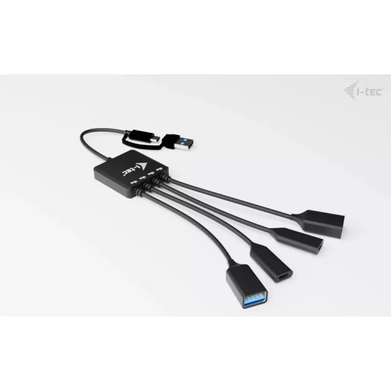 i-tec USB-C/USB-A kabel-hub 4 poorten (2x USB-C, 2x USB-A)
