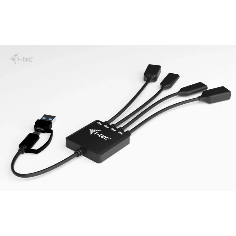 i-tec USB-C/USB-A kabel-hub 4 poorten (2x USB-C, 2x USB-A)
