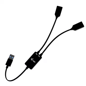 USB-A-hub ITEC U3CBLHUB2A — 2 poorten, USB 3.0 tot 5 Gbit/s