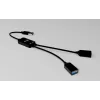 USB-A-hub ITEC U3CBLHUB2A — 2 poorten, USB 3.0 tot 5 Gbit/s