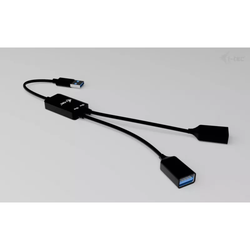 USB-A-hub ITEC U3CBLHUB2A — 2 poorten, USB 3.0 tot 5 Gbit/s