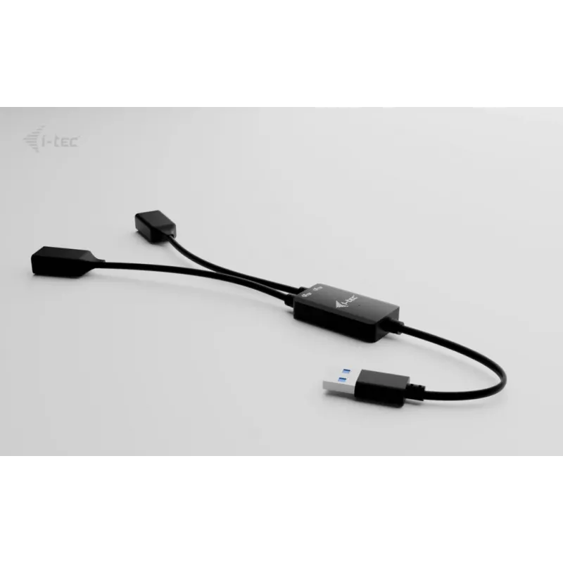 USB-A-hub ITEC U3CBLHUB2A — 2 poorten, USB 3.0 tot 5 Gbit/s