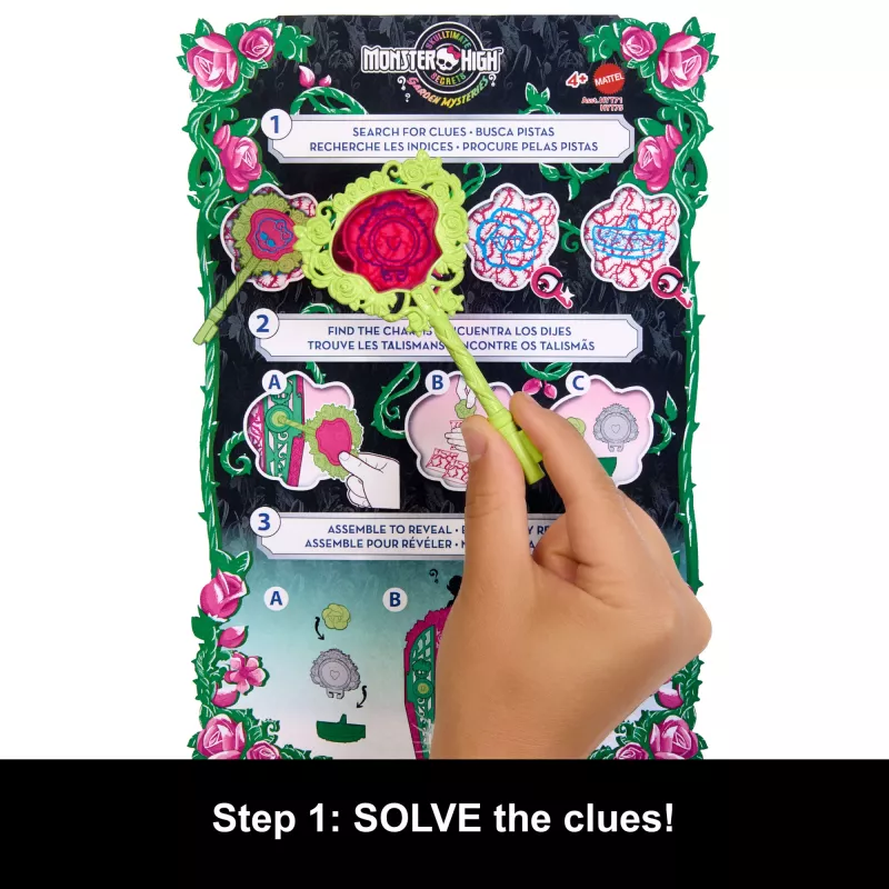 Monster High Skulltimate Secrets Garden Mysteries speelset, Venus McFlytrap-pop met meer dan 19 verrassingen