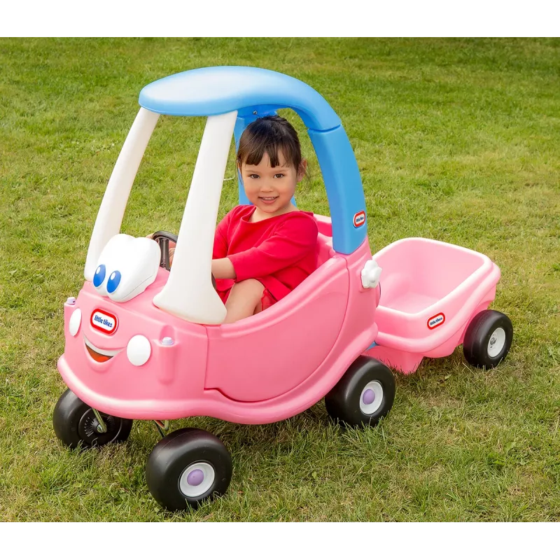 Little Tikes Cozy Coupe aanhangwagen-loopauto voor kinderen