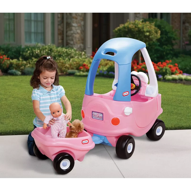 Little Tikes Cozy Coupe aanhangwagen-loopauto voor kinderen