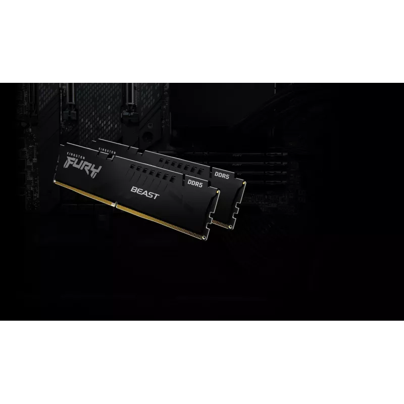 Kingston Technology FURY Beast 64GB 5600MT/s DDR5 CL40 DIMM zwart