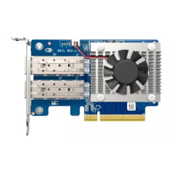 QNAP dual-port 10GbE SFP+ netwerkuitbreidingskaart QXG-10G2SF-NXE PCI Express bedraad