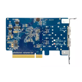 QNAP dual-port 10GbE SFP+ netwerkuitbreidingskaart QXG-10G2SF-NXE PCI Express bedraad