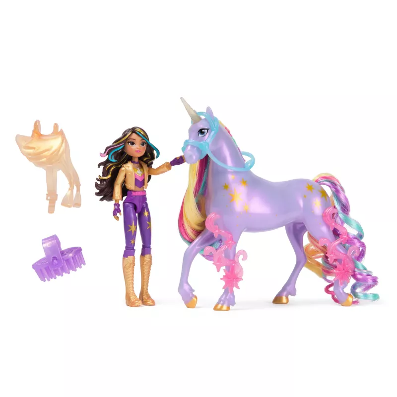 Poppenset Spinmaster Unicorn Academy Sophia & Wildstar 168 mm