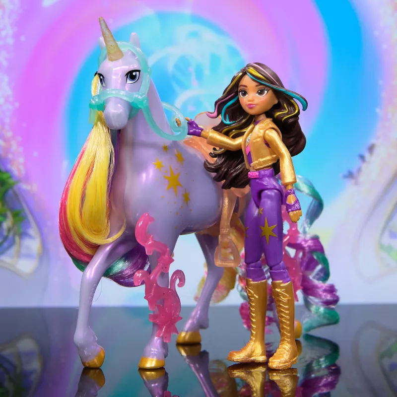 Poppenset Spinmaster Unicorn Academy Sophia & Wildstar 168 mm