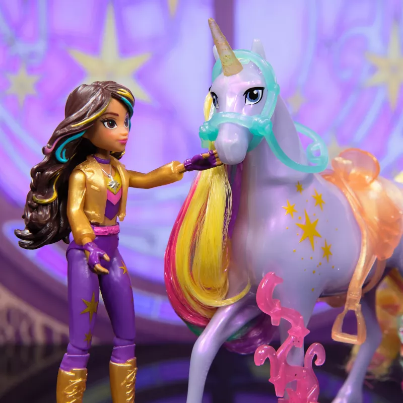 Poppenset Spinmaster Unicorn Academy Sophia & Wildstar 168 mm