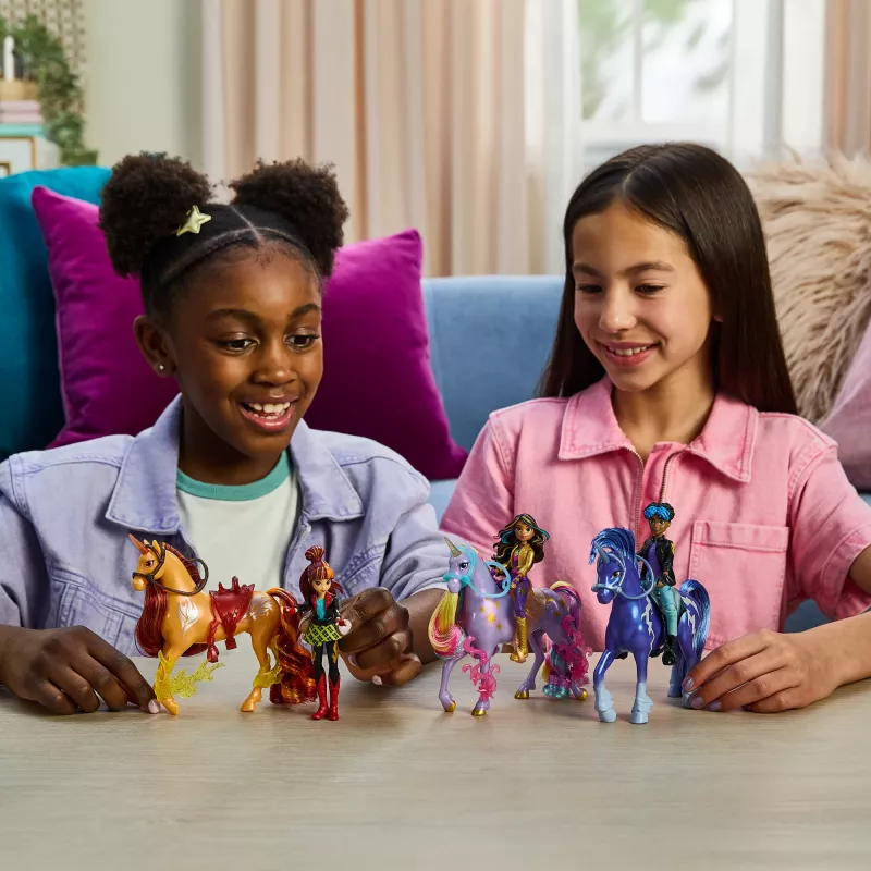 Poppenset Spinmaster Unicorn Academy Sophia & Wildstar 168 mm
