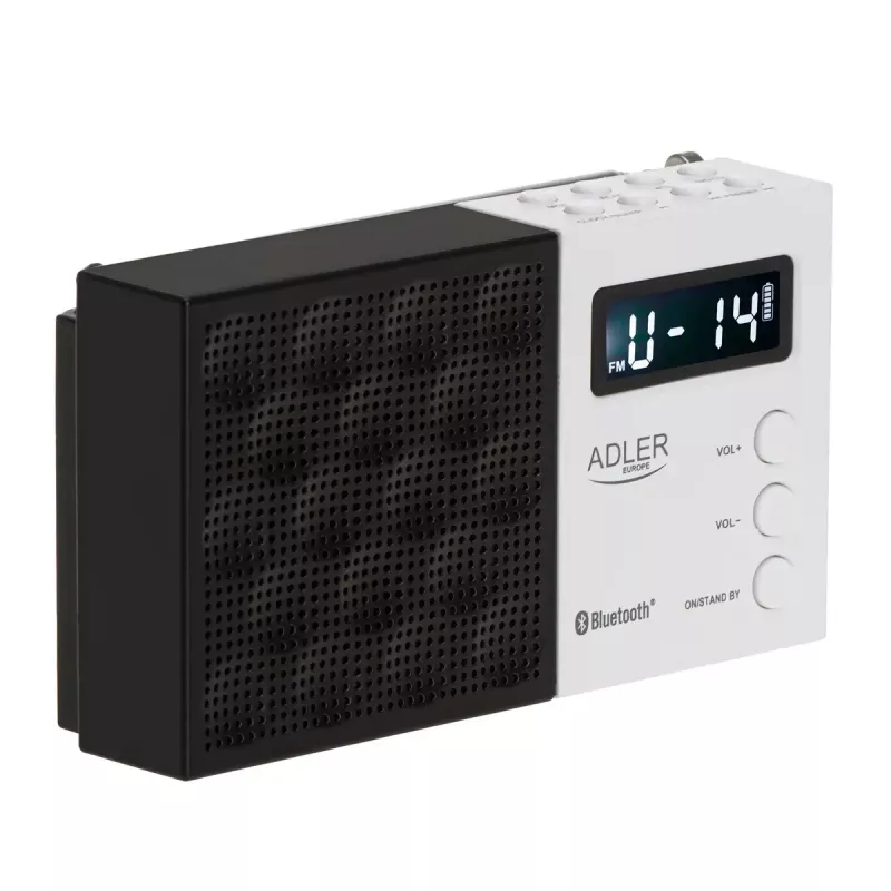 Digitale radio Adler AD 1908 PLL AM/FM met alarmfunctie
