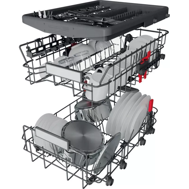 Whirlpool WSBO 3O34 PF X semi-ingebouwd 10 couverts