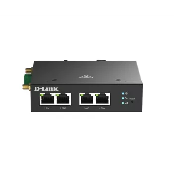 Mobiele router D-Link DWM-314-T 4G LTE VPN zwart DIN-railmontage