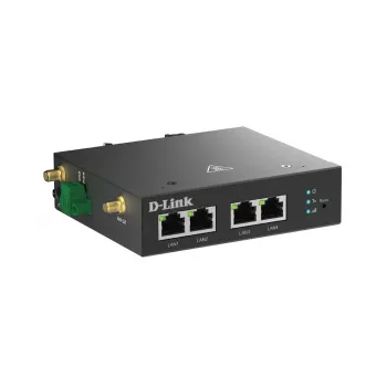 Mobiele router D-Link DWM-314-T 4G LTE VPN zwart DIN-railmontage