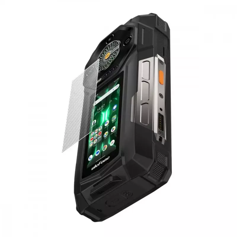 Ulefone Armor 33 Pro 5G smartphone, 6,95 inch, 16 GB / 512 GB, 25500 mAh, Android 14, zwart