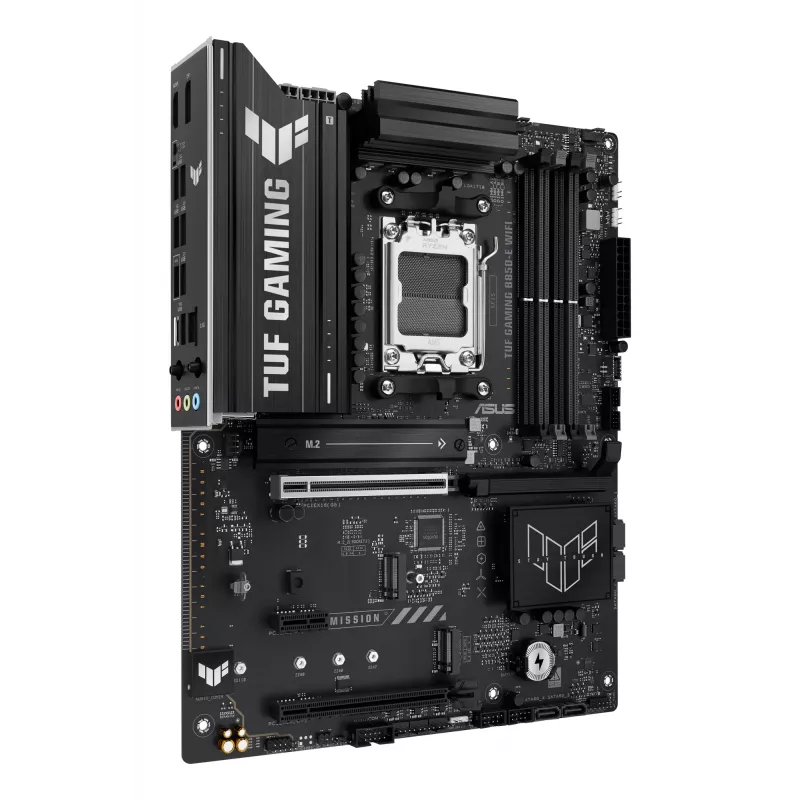 Moederbord ASUS TUF GAMING B850-E WIFI, AMD B850, socket AM5, ATX, DDR5, 4x DIMM, 3x M.2, Wi‑Fi 6E, 2,5Gb LAN
