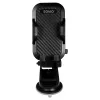 Savio CH-04 autotelefoonhouder, montage op voorruit/dashboard, zwart