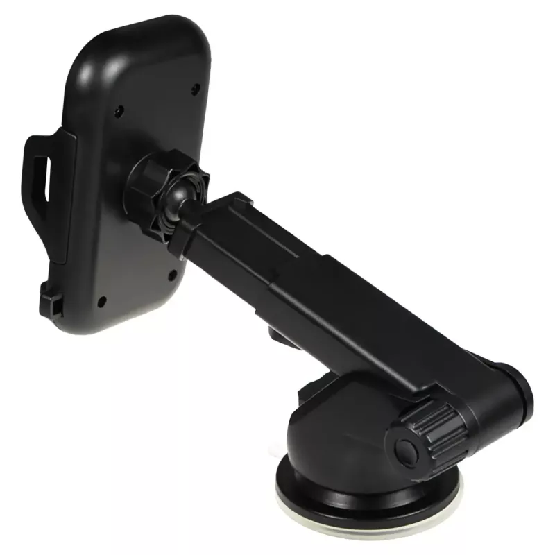 Savio CH-04 autotelefoonhouder, montage op voorruit/dashboard, zwart