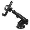Savio CH-04 autotelefoonhouder, montage op voorruit/dashboard, zwart